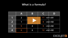 Video thumbnail for What is a formula?