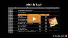Video thumbnail for What is Excel?