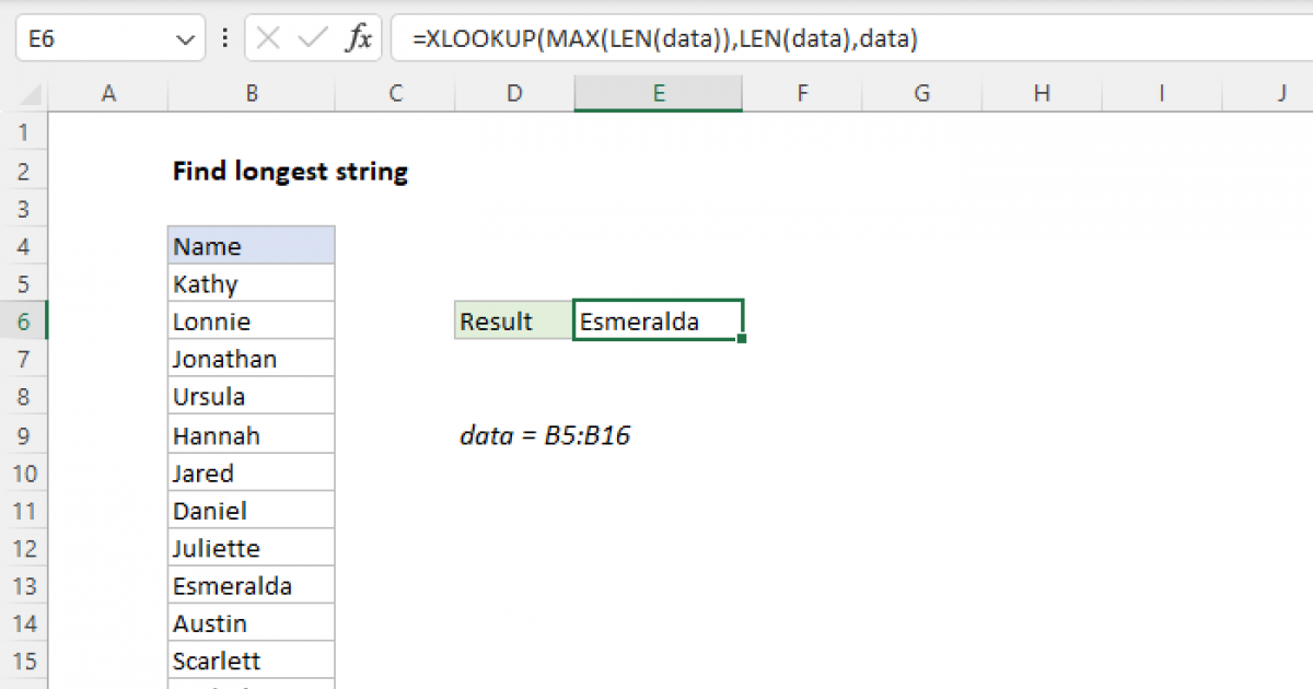 find longest string in list c#