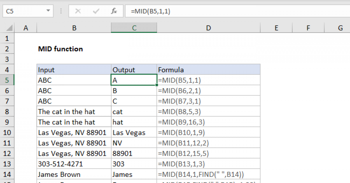 How to Remove Middle Initial in Excel?