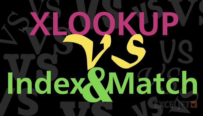 XLOOKUP vs INDEX and MATCH