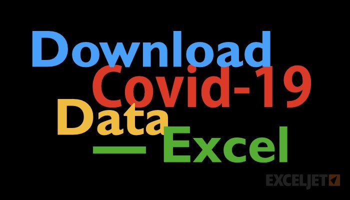 Download Coronavirus data to Excel