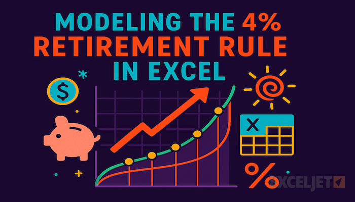 Modeling the 4% rule in Excel Modeling the 4% rule in Excel
