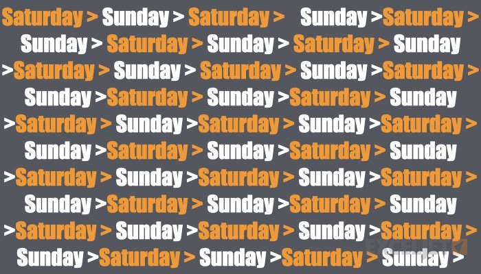 Generate weekend dates only with a simple formula