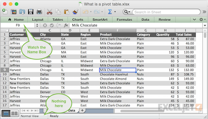 Scroll lock in excel for mac