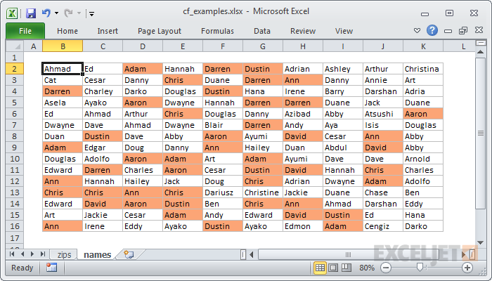 Cool Things You Can Do With Conditional Formatting Exceljet 3918