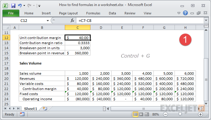 how to use microsoft excel formulas