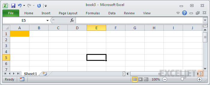 How To Set A Default Template In Excel Exceljet