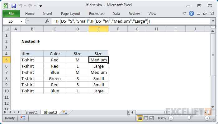 if then formula with multiple conditions