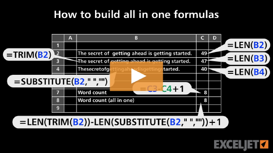 How to build all-in-one formulas