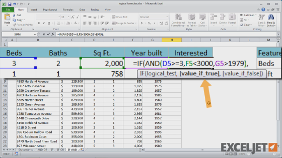 How to build logical formulas